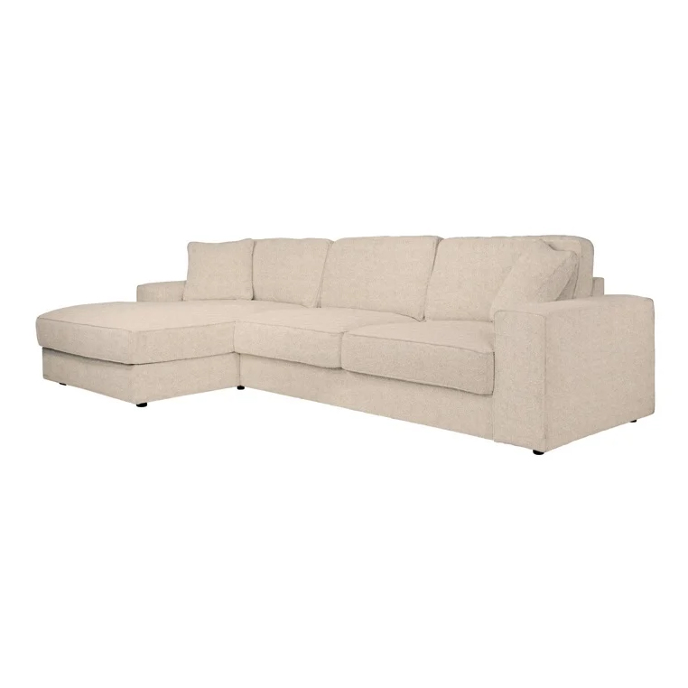 Sofa Santos lounge left + 2,5-seater (Niagara 902 beige)