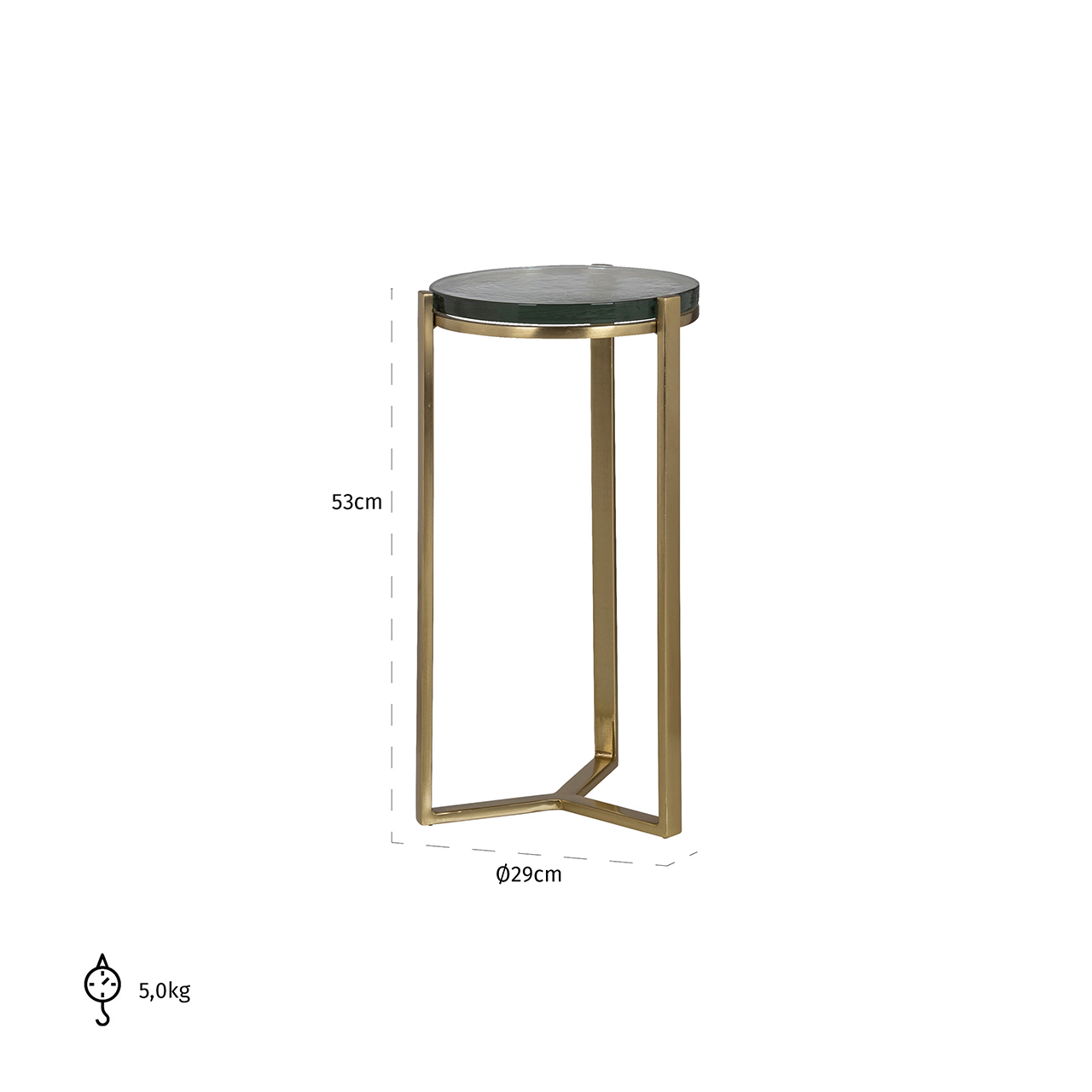 Urban | Beistelltisch Aubrey (gold)