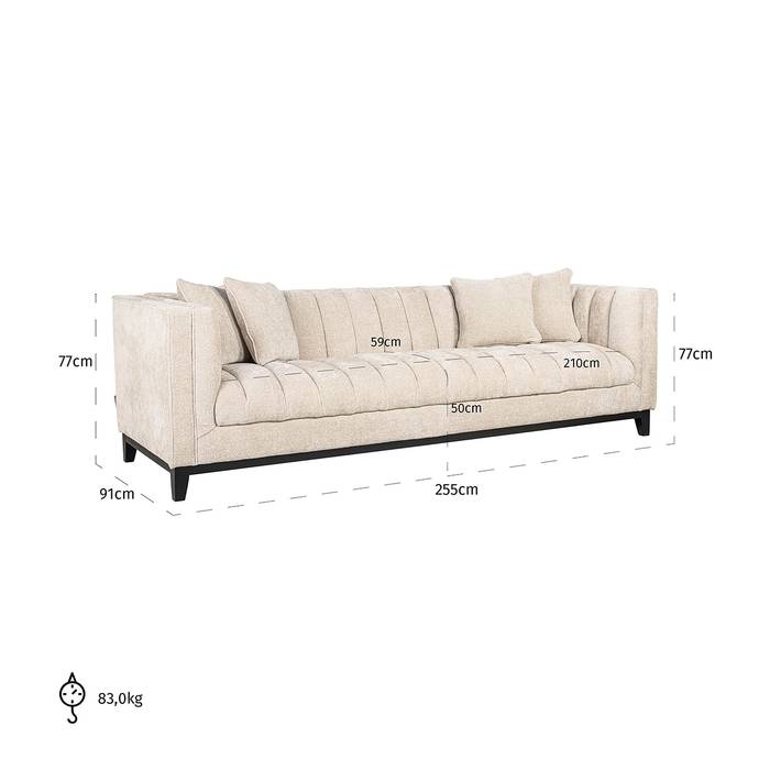 Beauchamp | Sofa (creme)