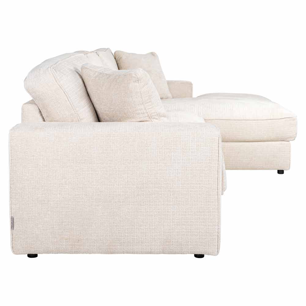 Sofa Santos 2,5-seater + lounge right (Niagara 902 beige)