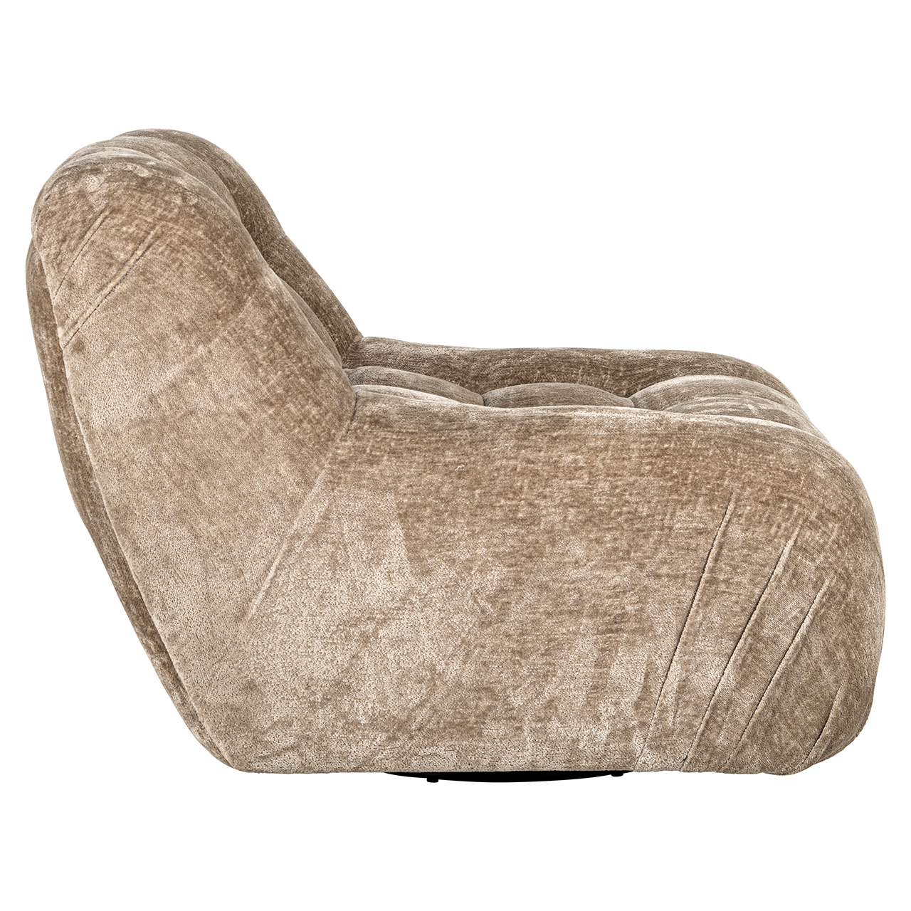 Sessel Rosy aus Chenille (taupe)