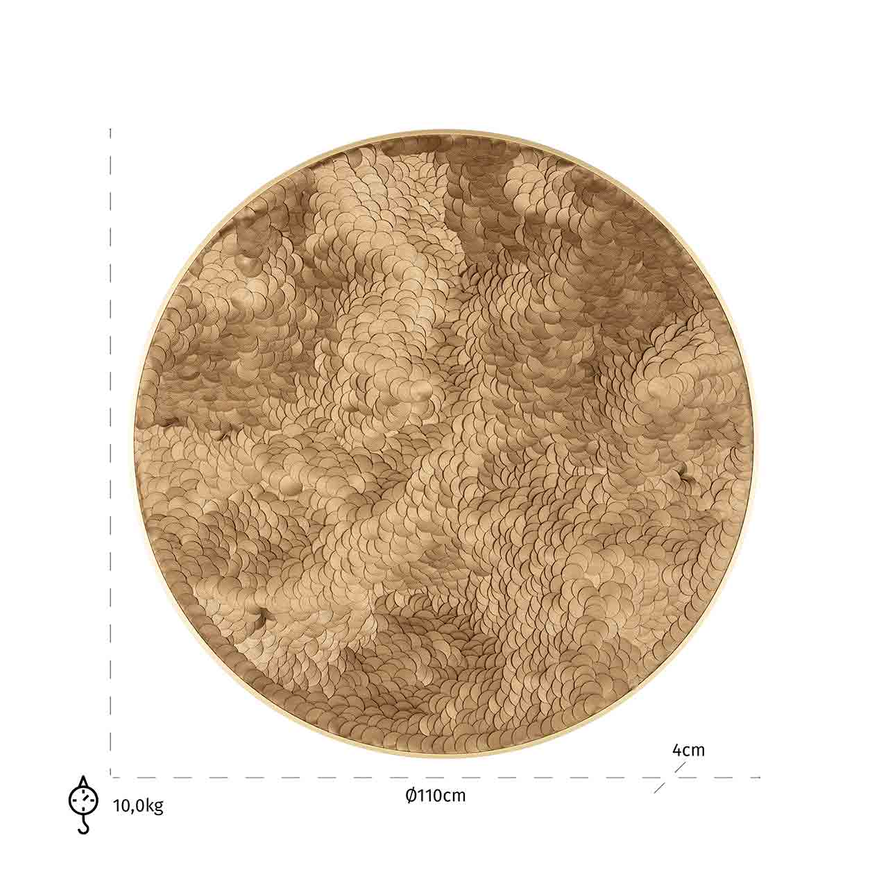 Richmond Decoration | Wandbild Bloom (gold)