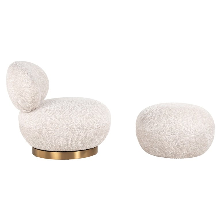 Hocker Jace Pouf (creme)