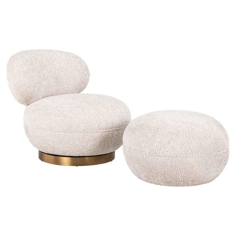 Hocker Jace Pouf (creme)