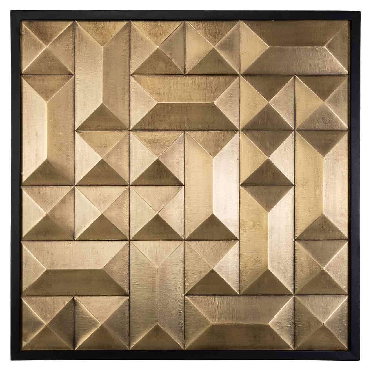 Richmond Decoration | Wandbild Tetro (gold)