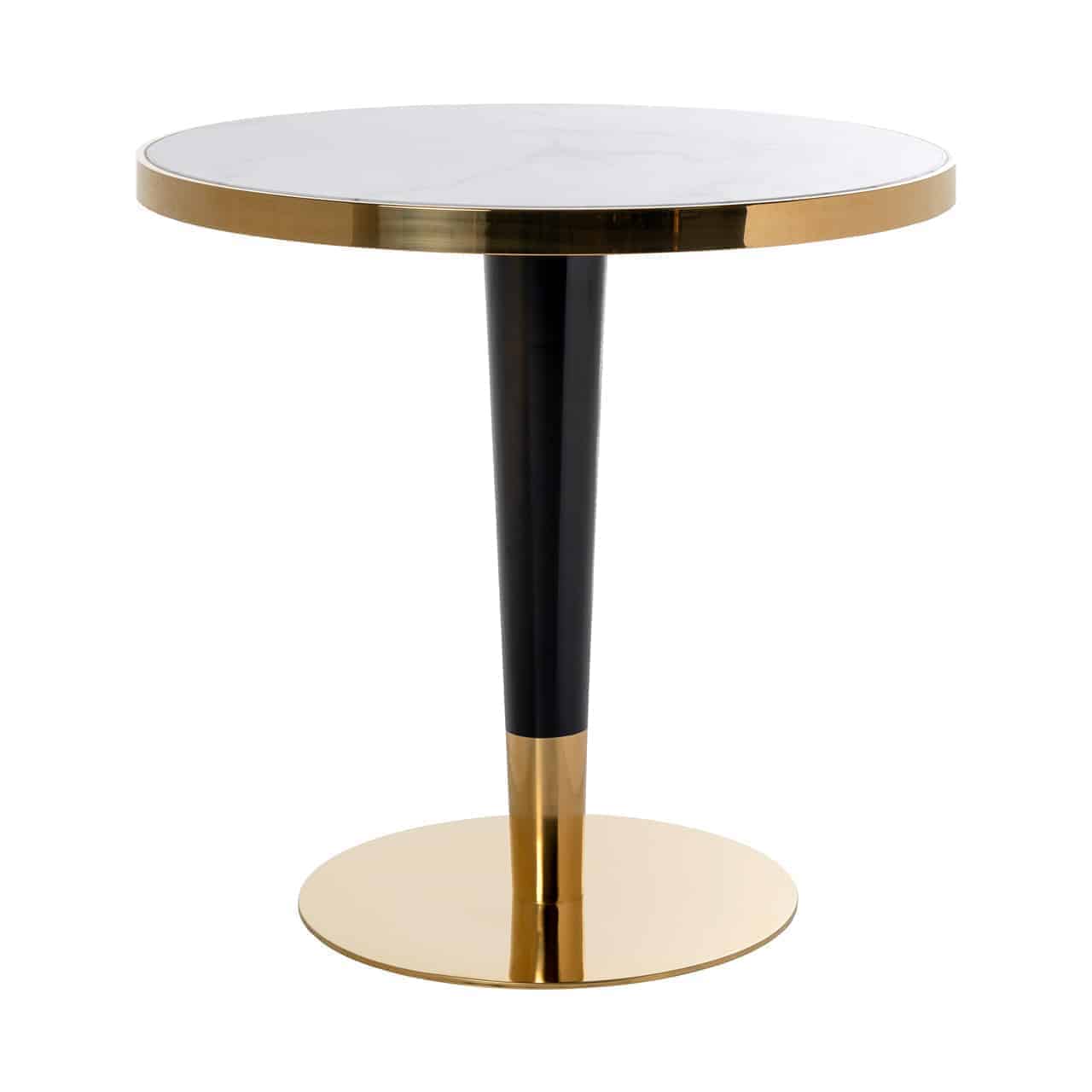 Marble | Esstisch Osteria rund (gold)