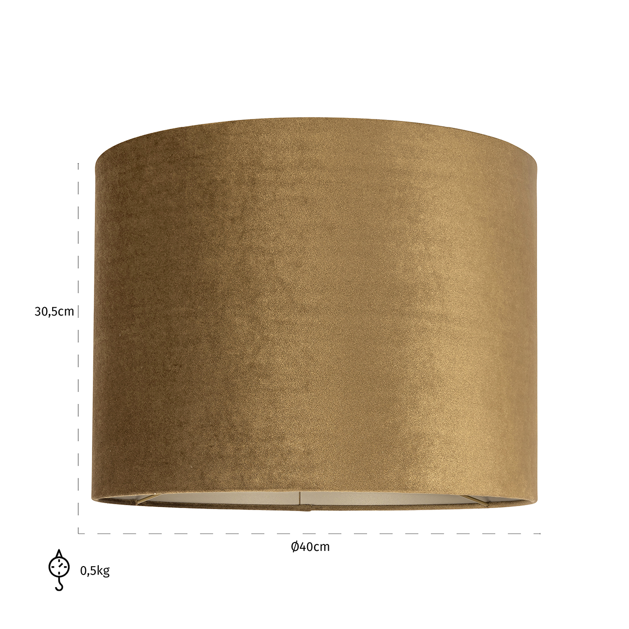 Richmond Decoration | Lampenschirm Addy (gold) M