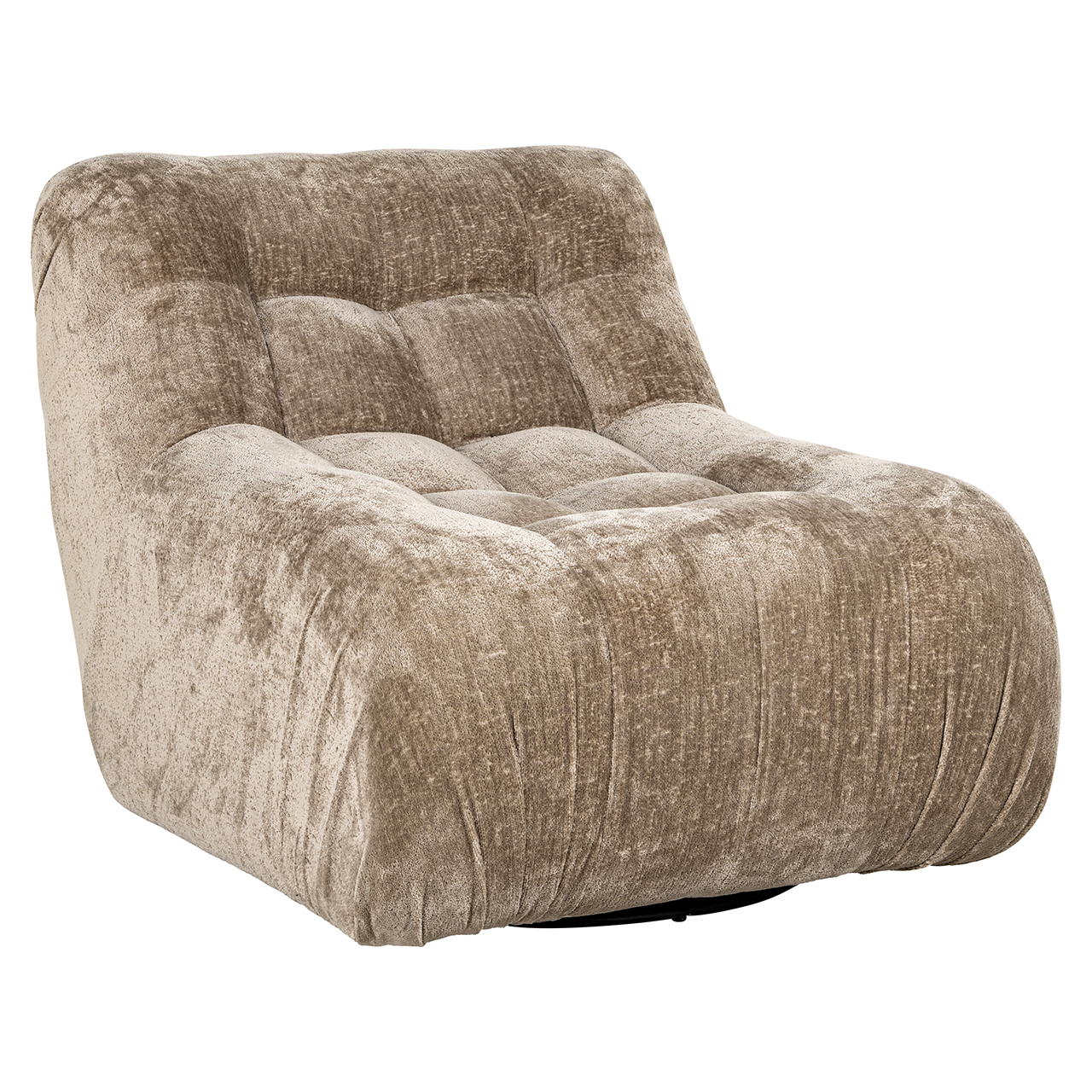 Sessel Rosy aus Chenille (taupe)