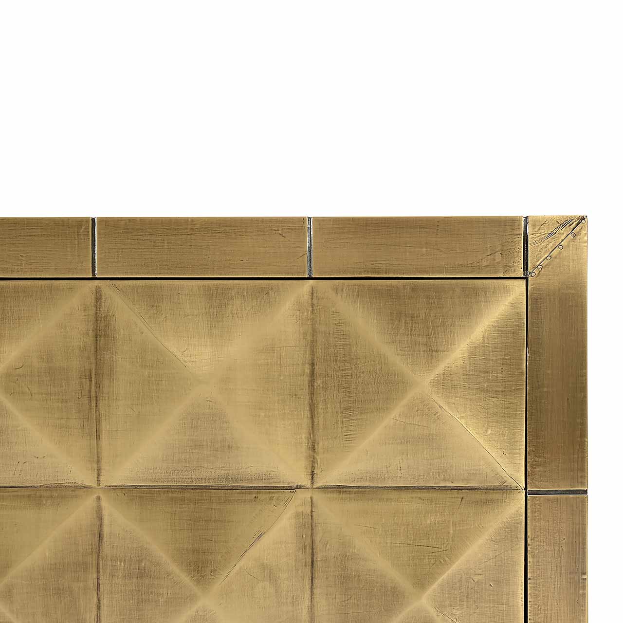 Collada | TV Anrichte mit 4 Türen (brushed gold)