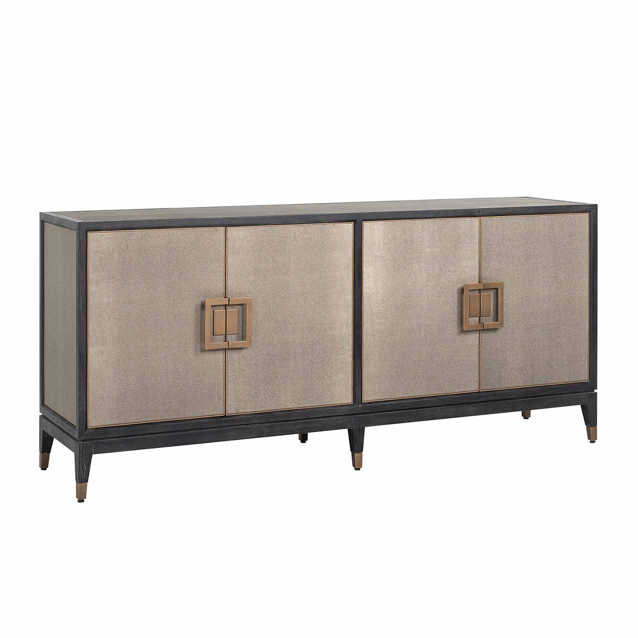 Bloomville | Sideboard mit 4 Türen (gold)