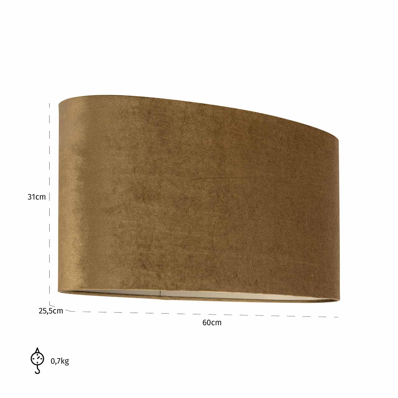 Richmond Decoration | Lampenschirm Addy (gold) L