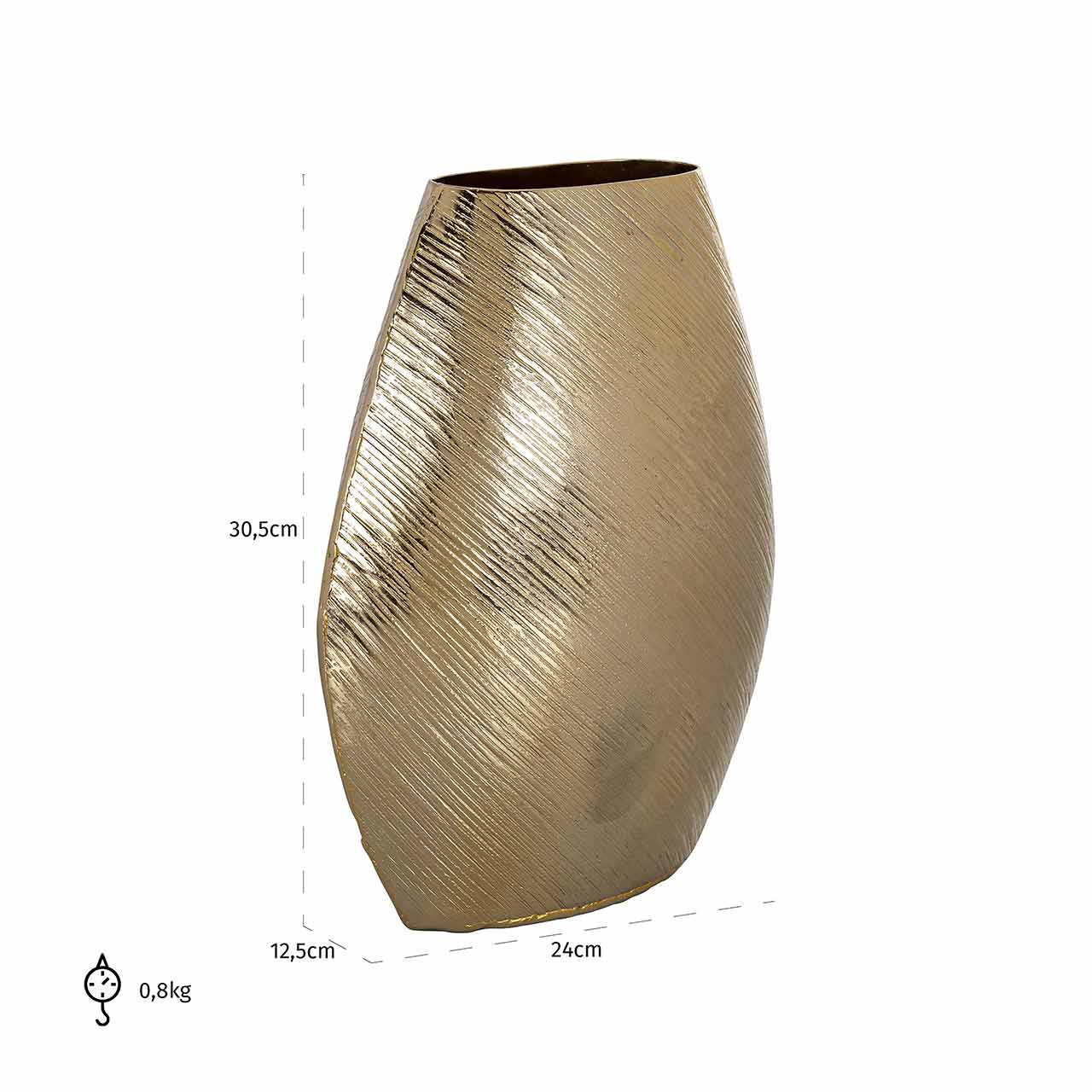 Richmond Decoration | Vase Evey (gold) S