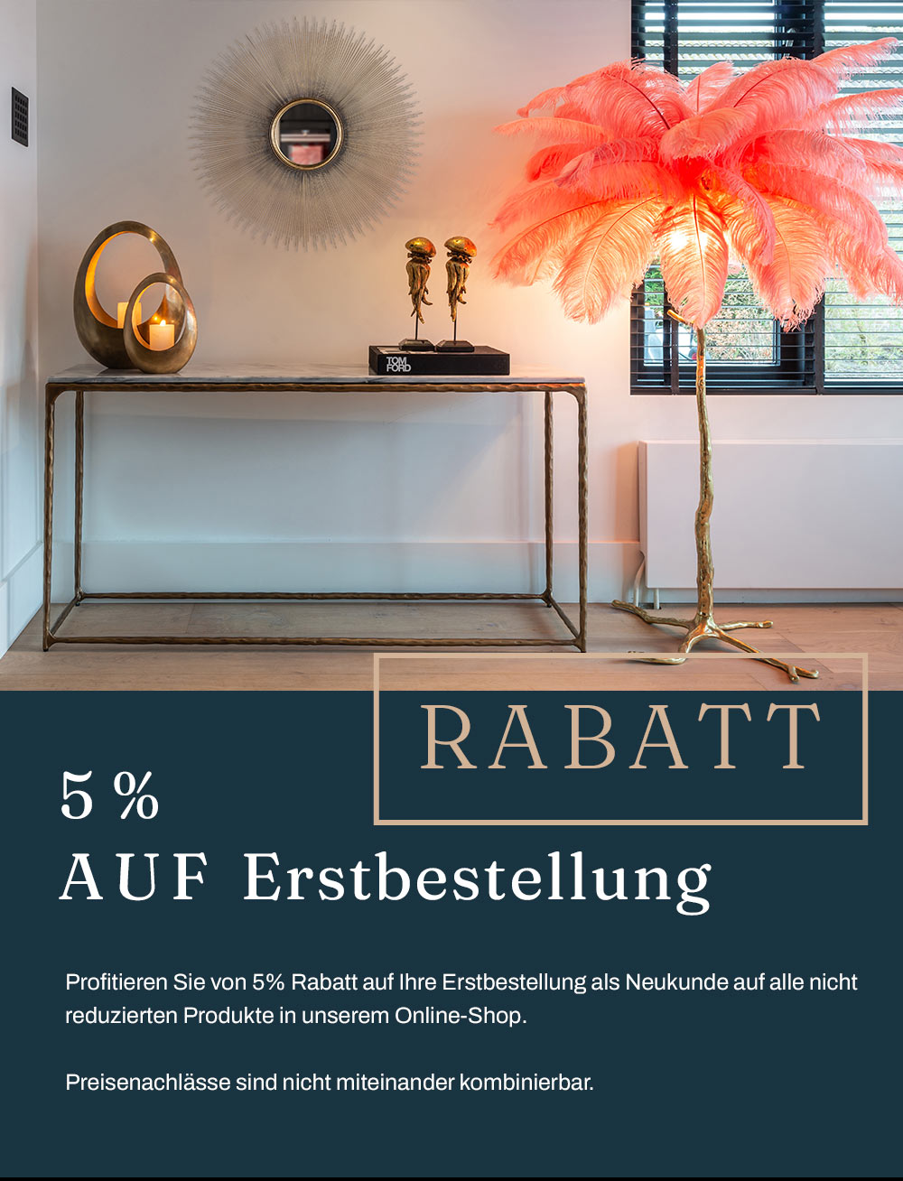 5% Rabatt auf Ihre Erstbestellung