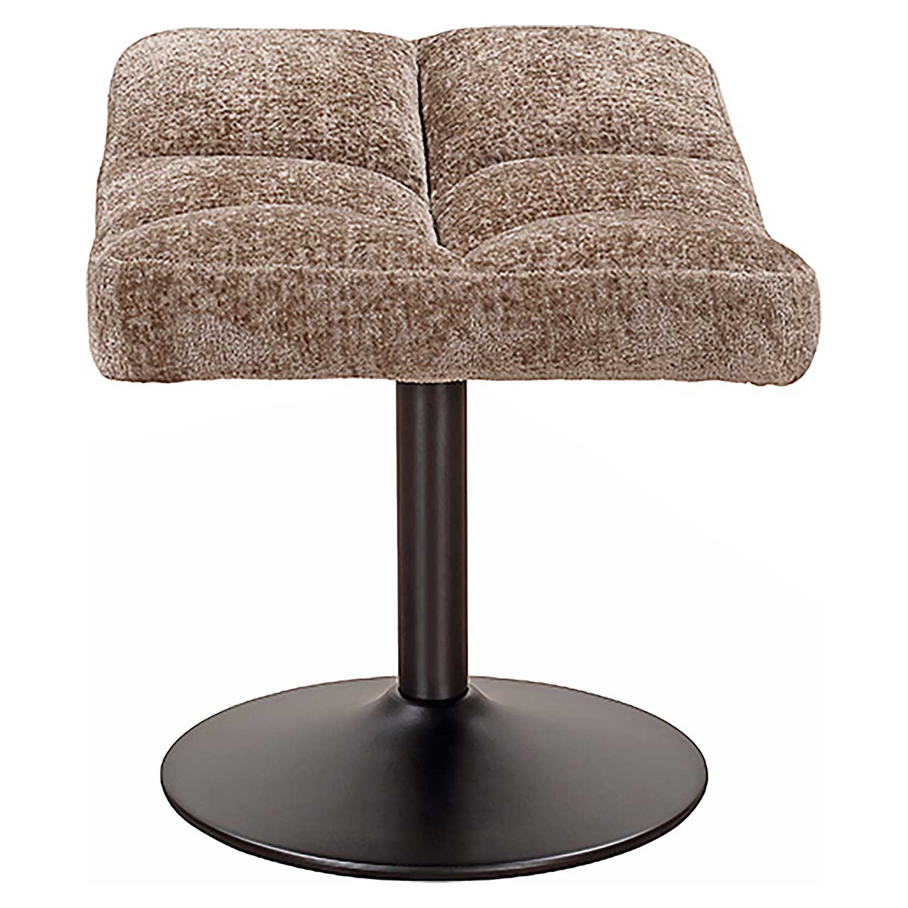 Hocker Sydney aus Chenille (taupe)