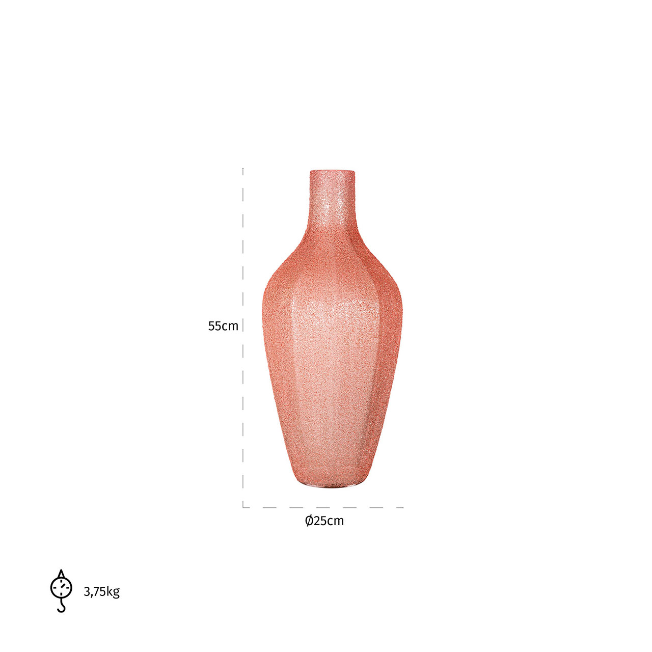 Richmond Decoration | Vase Ceylin (pink) S