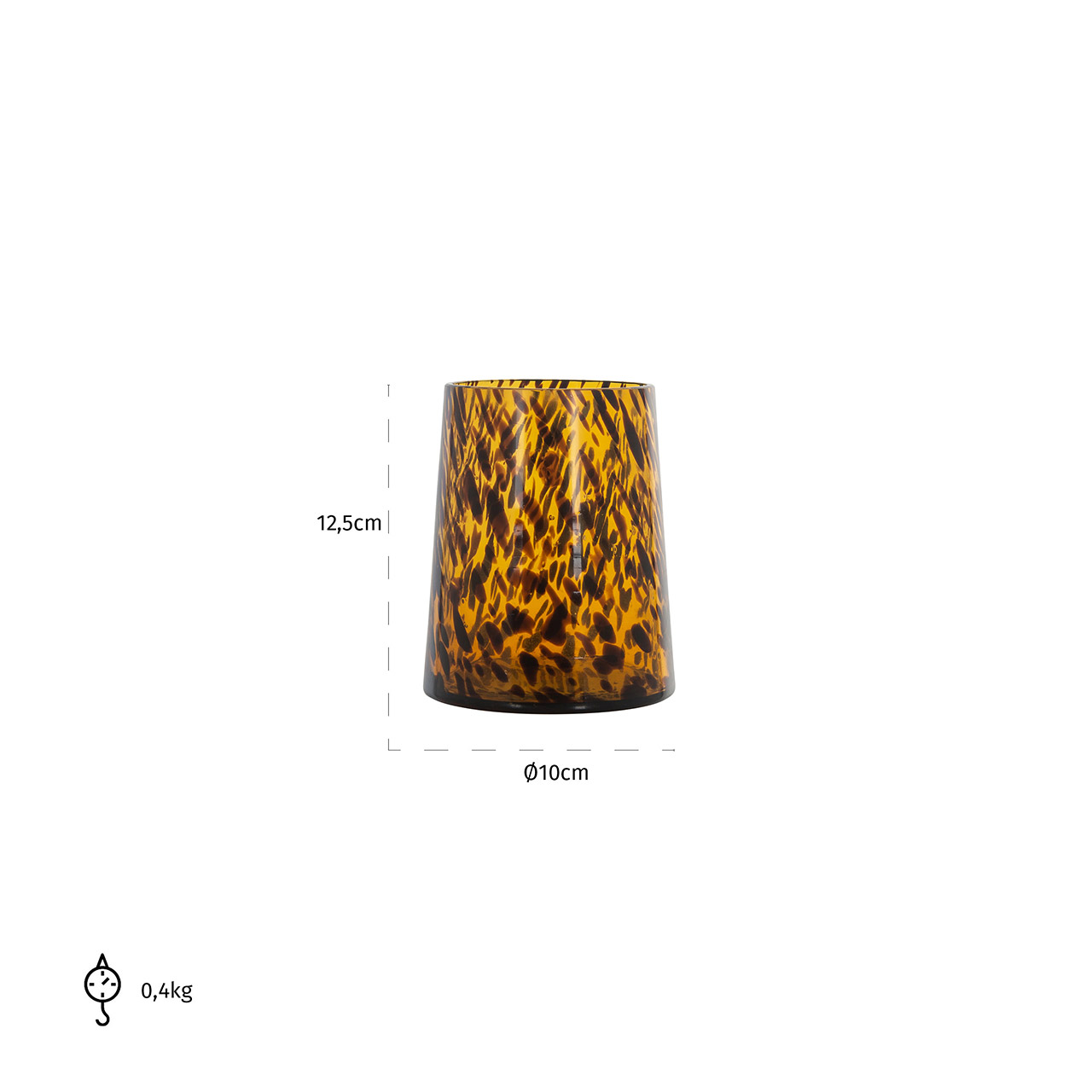 Richmond Decoration | Windlicht Ayana Cheetah (braun)