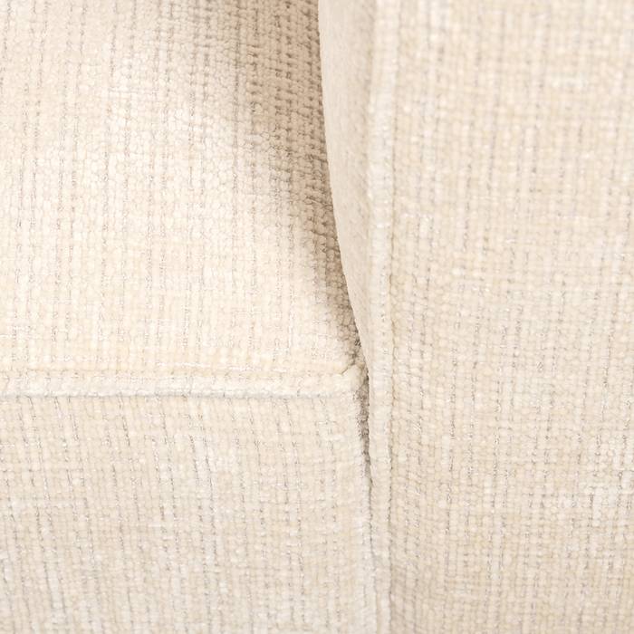 Ecksofa Lusso aus Chenille (beige)